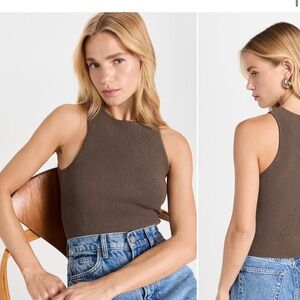 Reformation Hudson Ribbed Sweater tank NWT